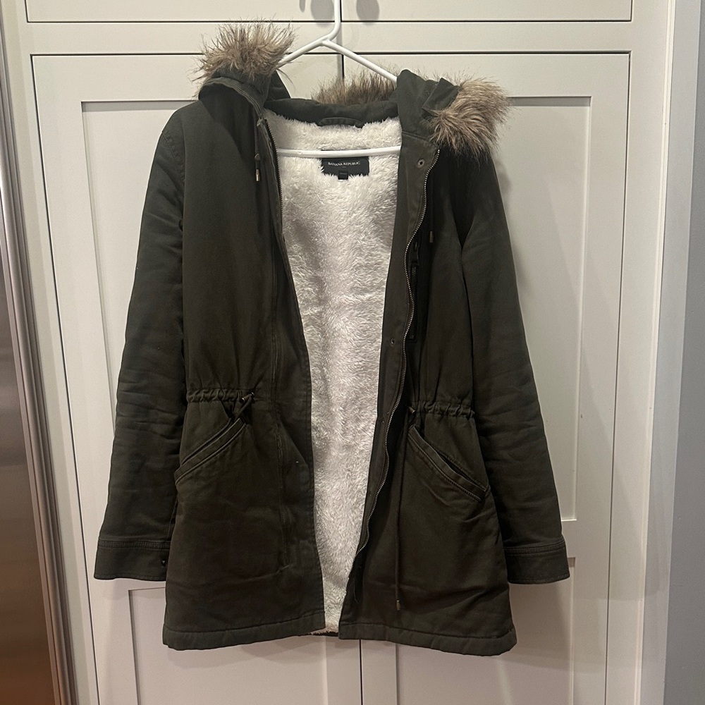 Banana Republic Dark Green Jacket with